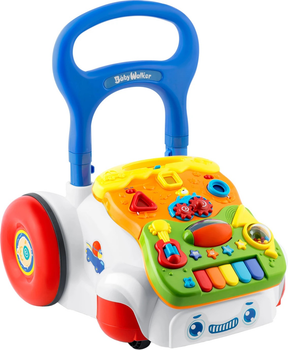 Навчальні ходунки з музикою Ricokids 2 в 1 RK-744 Білі (5903890616373)