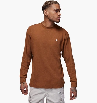 Лонгслив Air Jordan Essentials Waffle Knit Top Brown FD7461-281 S