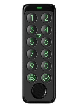 Розумна клавіатура SwitchBot Smart Keypad Touch з відбитком пальця для замка SwitchBot, IP65