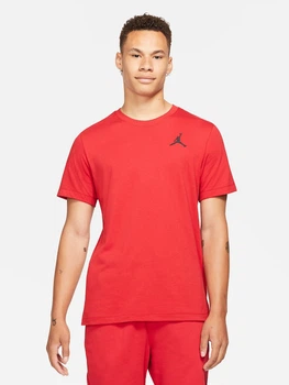 Футболка хлопковая мужская Nike Jordan Jumpman DC7485-687 L Красная (0195238739546)