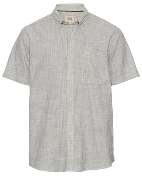 Сорочка Camel Active Short-Sleeved Shirt with a Textured Pattern M Сірий (1109-4064478959044)
