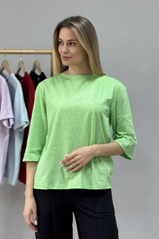 Кофта женская с рукавом 3/4 UMON XL зеленая (М185)
