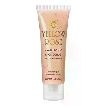 Скраб для обличчя Yellow Rose з гіалуроновою кислотою Hyaluronic Face Scrub 50 мл