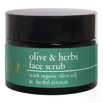 Скраб для лица Yellow Rose Оливки и травы Olive & Herbs Face Scrub 50 мл