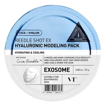 Маска моделююча для обличчя з гіалуроновою кислотою VT Cosmetics REEDLE SHOT EX HYARURONIC MODELING PACK 25g