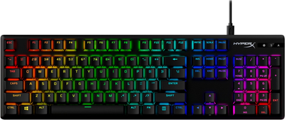 Klawiatura przewodowa HyperX Alloy Origins PBT HX Red USB Black (47106050)