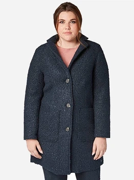 Пальто осеннее женское Tom Tailor 181096 54 Темно-синее (LV2200004811673)