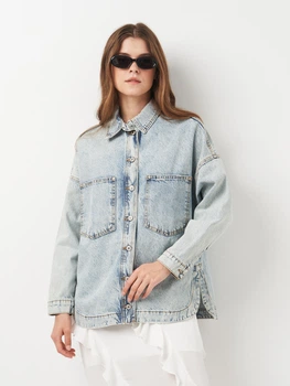 Куртка джинсова жіноча Veto Jeans 190137 S Світло-синя (2200005035559)