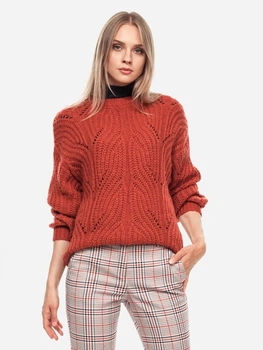 Светр в'язаний жіночий Tom Tailor 165 036 2XL Коричневий (2200004469072)