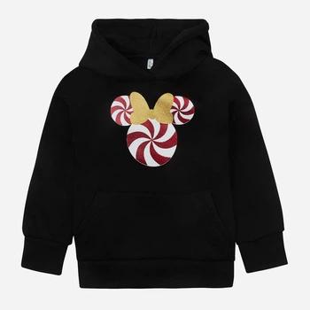 Подростковое худи для девочки O! Clothing 182860 140-146 см Черное (LV2200004846521)