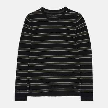 Лонгслив мужской Blend 176524 XL Черный с зеленым (LV2200004704340)
