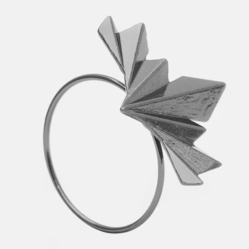 Кольцо Moss Copenhagen 181173 16,5-17 Темно-серое (LV2200004810775)
