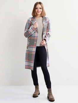 Пальто осіннє жіноче s.Oliver 182993 38 В клітку (2200004850825)
