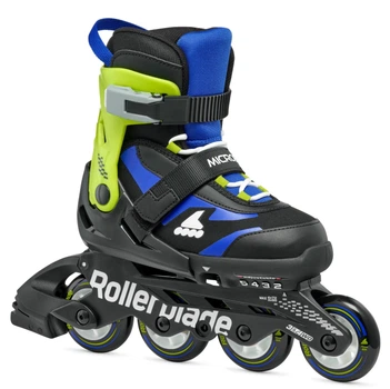 Детские ролики Rollerblade Microblade Black/Blue размер 33-36.5 (sk168)