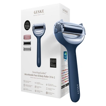 Ролер для голкової мезотерапії обличчя та тіла GESKE MicroNeedle Face&Body Roller midnight (HB0210)