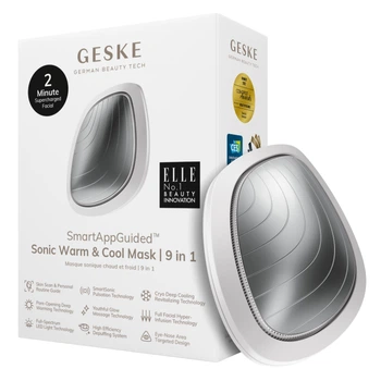Ультразвукова маска тепло та холод GESKE Sonic Warm&Cool Mask white (HB0106)