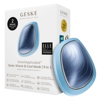 Ультразвукова маска тепло та холод GESKE Sonic Warm & Cool Mask aquamarine (HB0105)
