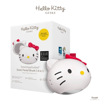 Ультразвукова щітка для обличчя GESKE Sonic Facial Brush by Hello Kitty (HB0041)