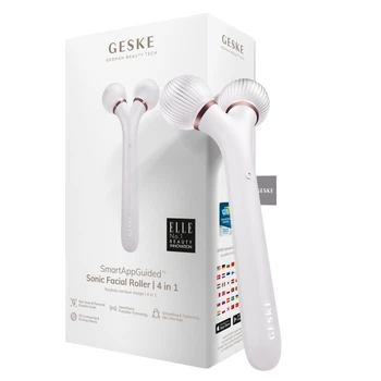 Електронний ультразвуковий ролик для обличчя GESKE Sonic Facial Roller starlight (HB0176)