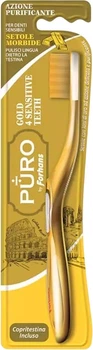 Зубна щітка Puro Medium Gold 4 Sensitive Teeth для чутливих зубів (8002185076360)