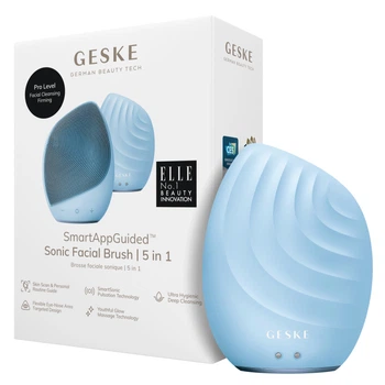 Електронна ультразвукова щітка для обличчя GESKE Sonic Facial Brush aquamarine (HB0072)