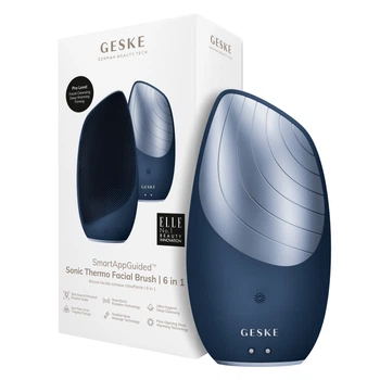 Електронна звукова термощітка для обличчя GESKE Sonic Thermo Facial Brush midnight (HB0078)