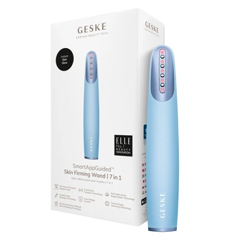 Пристрій для зміцнення і тонізації шкіри обличчя GESKE Skin Firming Wand 7в1 aquamarine, One Size