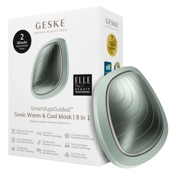 Ультразвукова маска тепло та холод GESKE Sonic Warm&Cool Mask green (HB0107)
