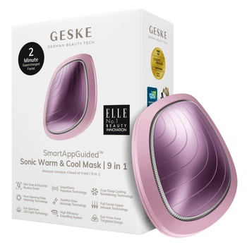 Ультразвукова маска тепло та холод GESKE Sonic Warm&Cool Mask pink (HB0104)