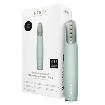 Пристрій для зміцнення і тонізації шкіри обличчя GESKE Skin Firming Wand 7в1 green, One Size