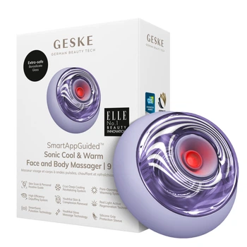 Масажер для обличчя та тіла GESKE Sonic Cool&Warm Face and Body Massager purple (HB0281)