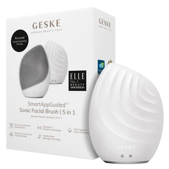 Електронна ультразвукова щітка для обличчя GESKE Sonic Facial Brush white (HB0073)
