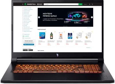 Ноутбук Acer Nitro V 17 AI ANV17-41-R7NT (NH.QYVEU.006) Obsidian Black