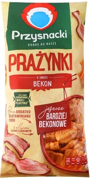 Снеки картопляно-пшеничні Przysnacki зі смаком бекону 120 г (0.12 кг) (5900073020217)