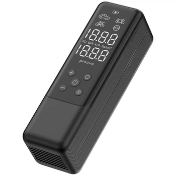 Автомобильный насос компрессор Proove Pump Assistant Mini 85W фонарик LED-дисплей черный (PPAM85010901)