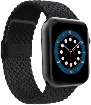 Pasek Puro Loop Nylon Strap do Apple Watch 38/40/41 mm Black (8033830305016)