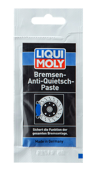 Смазка для тормозной системы синяя Liqui Moly Bremsen-Anti-Quietsch-Paste -40°C/+1200°C паста (7585/3078) 10мл