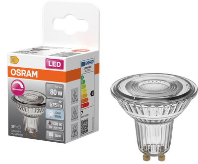 Світлодіодна лампа OSRAM PAR16 6.1W 575Lm 4000K GU10 DIM (4099854456954)