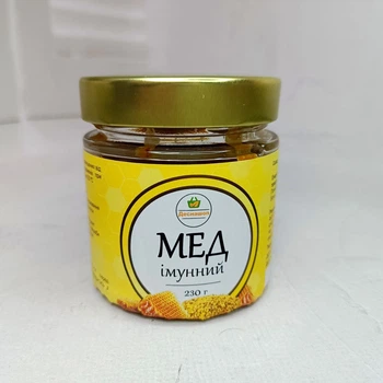 Мед імунний (мед з пилком), 260 г