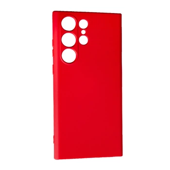 Силиконовый чехол Case SMTT (AA) для Samsung S24 Ultra Red