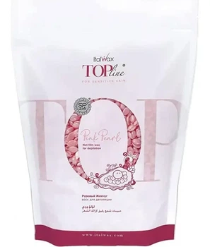 Воск ItalWax Tор Formula в гранулах премиум-класс 100 г, розовая жемчужина Ручная фасовка