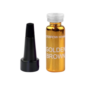 Хна для бровей Ekko Beauty золотисто-коричневая 5 мл