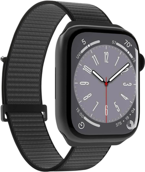 Pasek Puro Sport Nylon Strap do Apple Watch 42/44/45/49 mm Black (8018417441394)