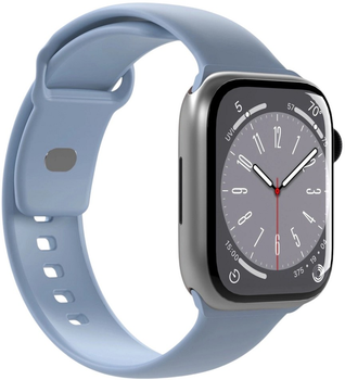 Pasek Puro Icon Silicone Strap do Apple Watch 38/40/41 mm 2 szt. Light Blue (8018417442476)