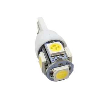 Світлодіодна лампочка T10 (W5W) 5050 5SMD, біле світло
