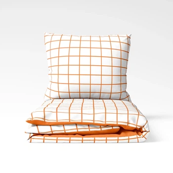 Комплект постільної білизни ТЕП Terracotta Check, 70x70, полуторна