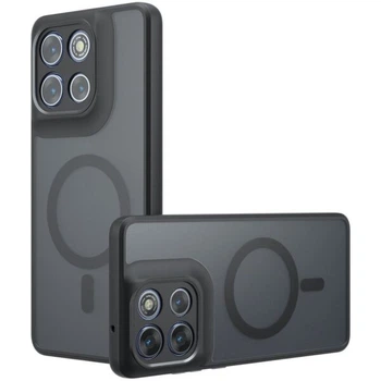 Защитный чехол Deexe Matte Skin with MagSafe для Motorola Moto G86 / G86 Power - Black