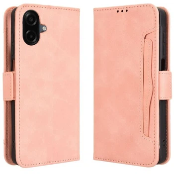 Чохол-книжка з кишеньками Deexe Wallet Stand для Samsung Galaxy A07 (A075) - Pink