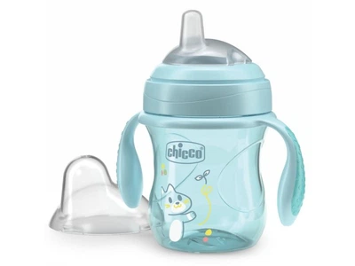 Поильник с мягким носиком Transition Cup, Chicco, 200 мл (голобуй), 06911.25