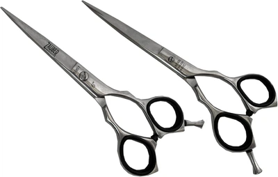 Ножиці перукарські Zauber-manicure Чорні 1061 6.0 (1061) (4004904110618)